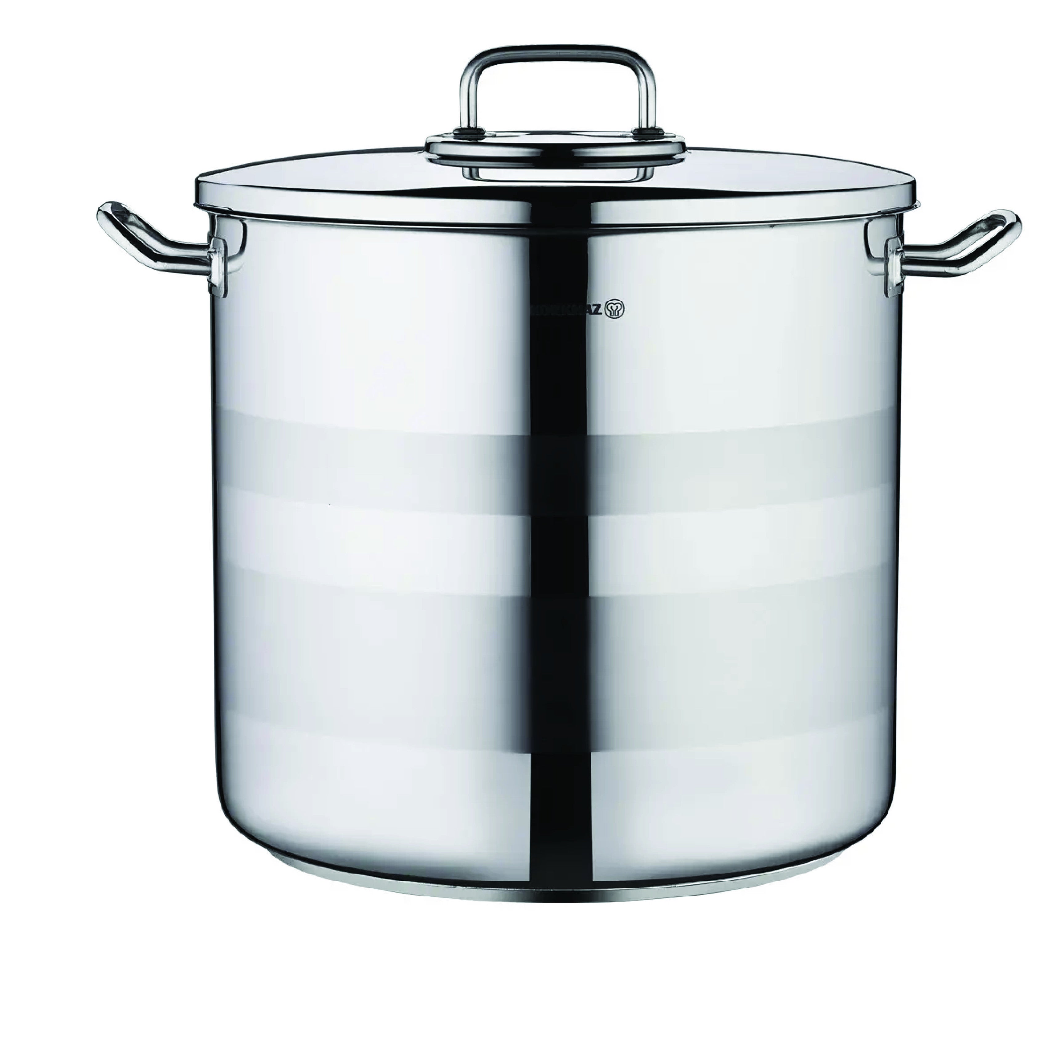 Korkmaz Astra2 Extra Deep Casserole 40x34 cm / 42.5 L | Induction Compatible Tri-Ply Bottom Pot for Cooking | Turkish Stainless Steel Cookware - KA2033