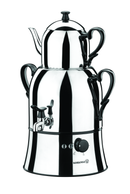KORKMAZ NOSTA ELECTRICAL SAMOVAR - BLACK