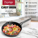 Prestige Cast Iron Pre-Seasoned Fry Pan 22 cm | PR48902