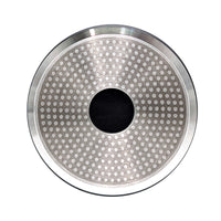 Prestige Essentials Sauce Pan with Glass Lid 18 Cm | Induction Compatible Non Stick Pan | Granite Coted Cooking Pot | Green - PR81107