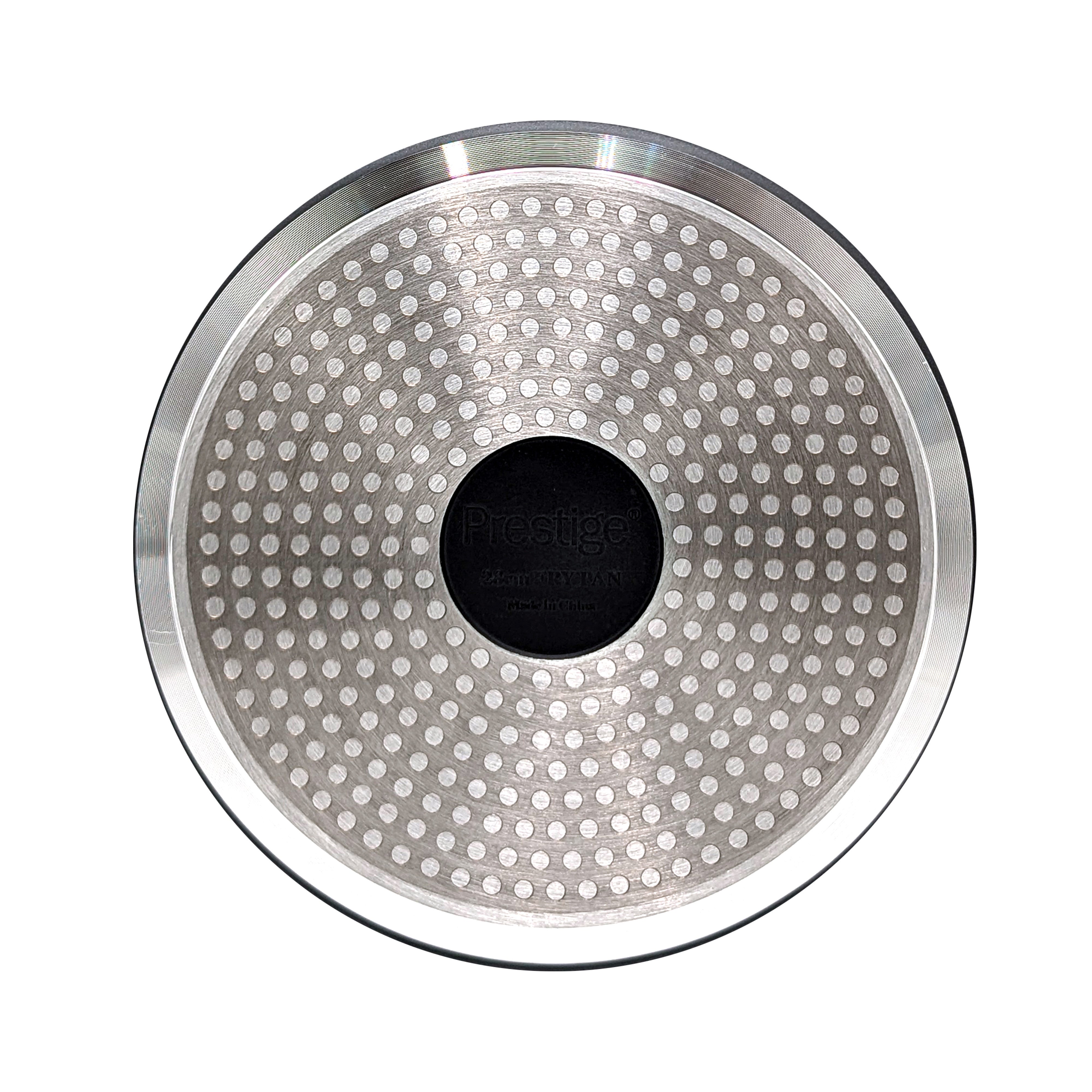 Prestige Essentials Sauce Pan with Glass Lid 18 Cm | Induction Compatible Non Stick Pan | Granite Coted Cooking Pot | Green - PR81107