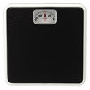 Taylor Analog Scales for Body Weight, Rotating Dial, 300 LB Capacity, Black Textured Mat with Durable Metal Platform, Easy to Clean, 10.0 x 10.0 Inches, Black