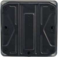 Taylor Analog Scales for Body Weight, Rotating Dial, 300 LB Capacity, Black Textured Mat with Durable Metal Platform, Easy to Clean, 10.0 x 10.0 Inches, White