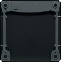 Taylor Bluetooth Smart Body Composition Scale for Body Weight, Body Fat, Water, Muscle and Bone Mass, Weight Tracking, and BMI with Smartphone App, 400 lbs - Charcoal