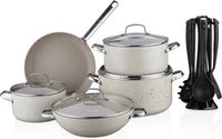 KORKMAZ GRANITA 2XL 15 PCS COOKWARE SET