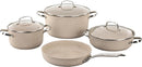 KORKMAZ GRANITA ALUMINIUM. 7 PCS. COOKWARE SET