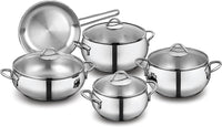 KORKMAZ TOMBIK 9 PCS. COOKWARE SET