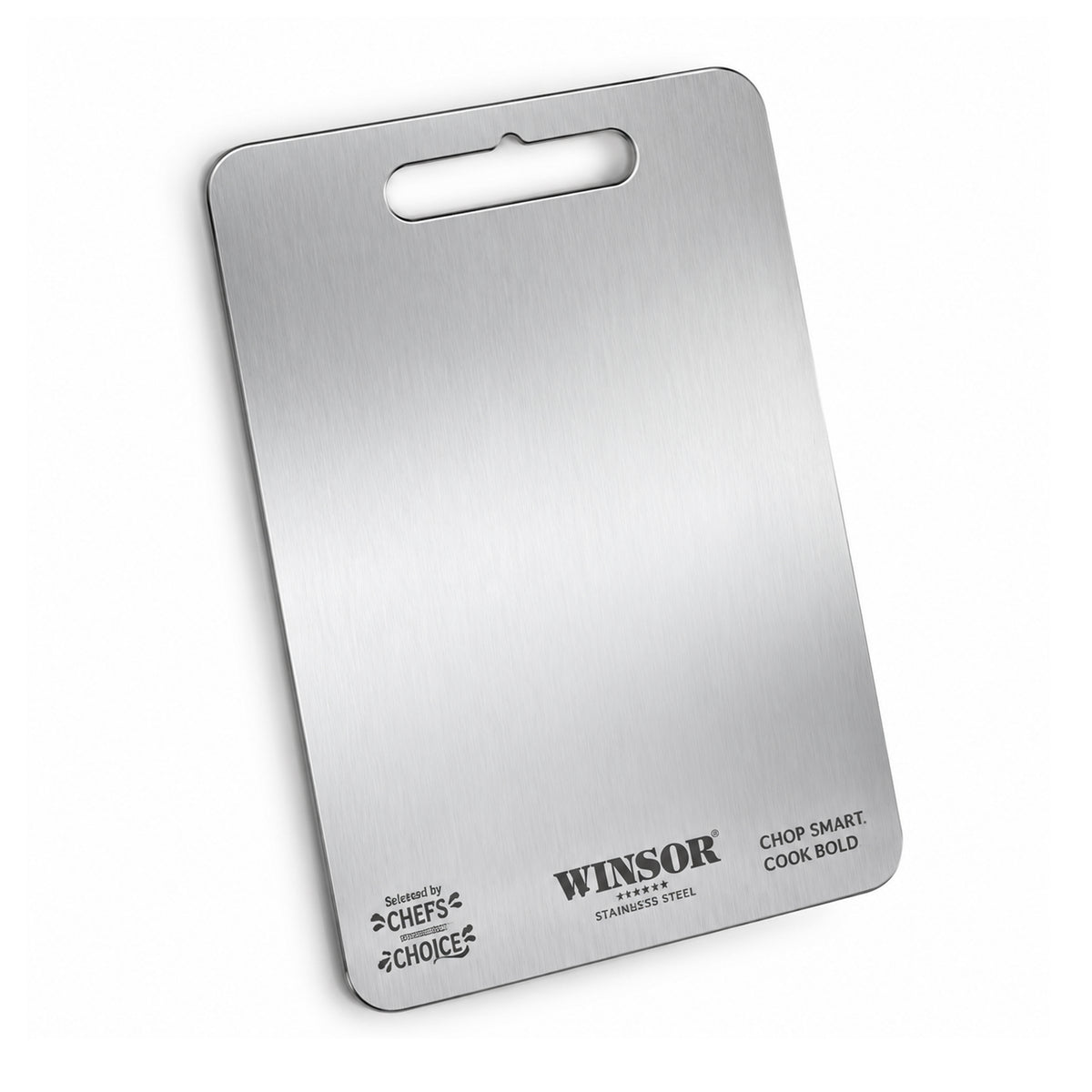 Winsor Stainless Steel Chopping Board | Premium Scratch & Rust Resistance Surface | Easy To Clean | 1.00 MM Thickness | WR80839