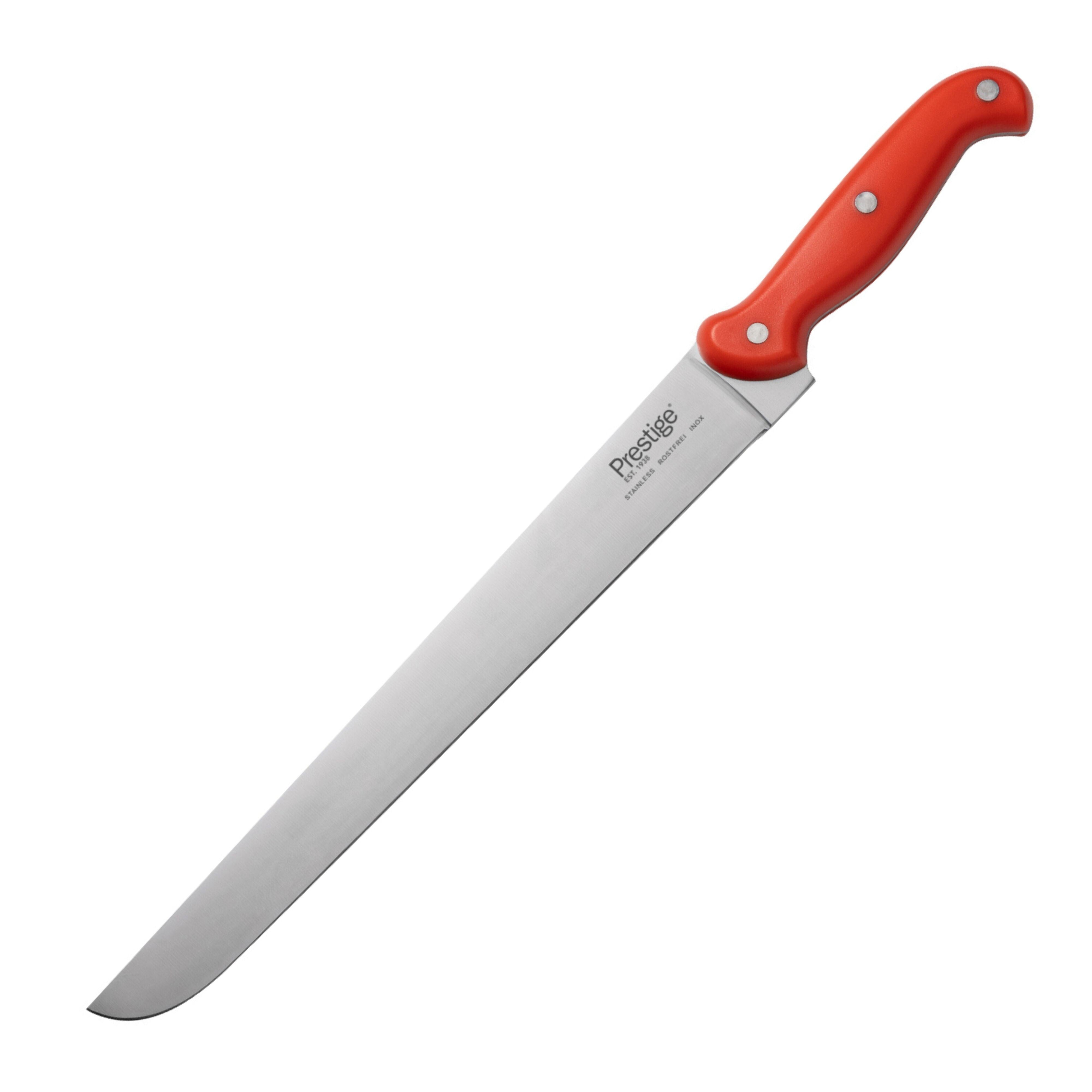 Prestige Professional Butcher knife 12 inch- Red | Carving Slicing Meat Knife | Slaughter Knife | PR49352