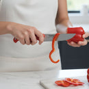 Prestige Professional Butcher Knife 8 inch - Red | Carving Slicing Meat Knife | PR49346