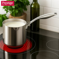 Prestige Infinity Tri Ply Stainless Steel 14cm Milk Pan | Induction + all hob suitable | PFOA Free | PR81198