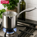 Prestige Infinity Tri Ply Stainless Steel 14cm Milk Pan | Induction + all hob suitable | PFOA Free | PR81198
