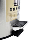 Winsor Stainless Steel Pedal Dustbin with Removable Inner Bucket - Trash Can Round Shape Dustbin for Bathroom, Home, Kitchen, washrooms, Room and Office 8.0 ltr