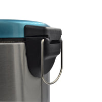 Winsor Stainless Steel Pedal Dustbin with Removable Inner Bucket - Trash Can Round Shape Dustbin for Bathroom, Home, Kitchen, washrooms, Room and Office 5.0 ltr