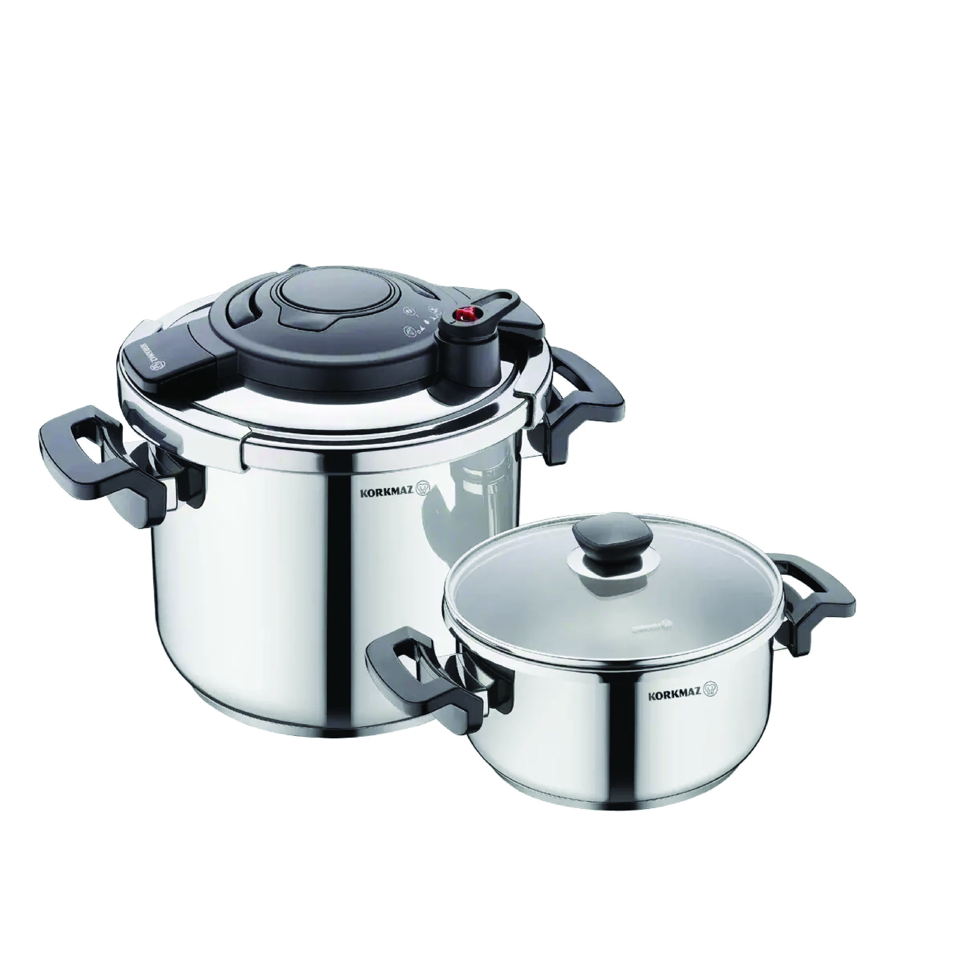 Korkmaz Alessa 4 Piece Pressure Cooker Set KA178