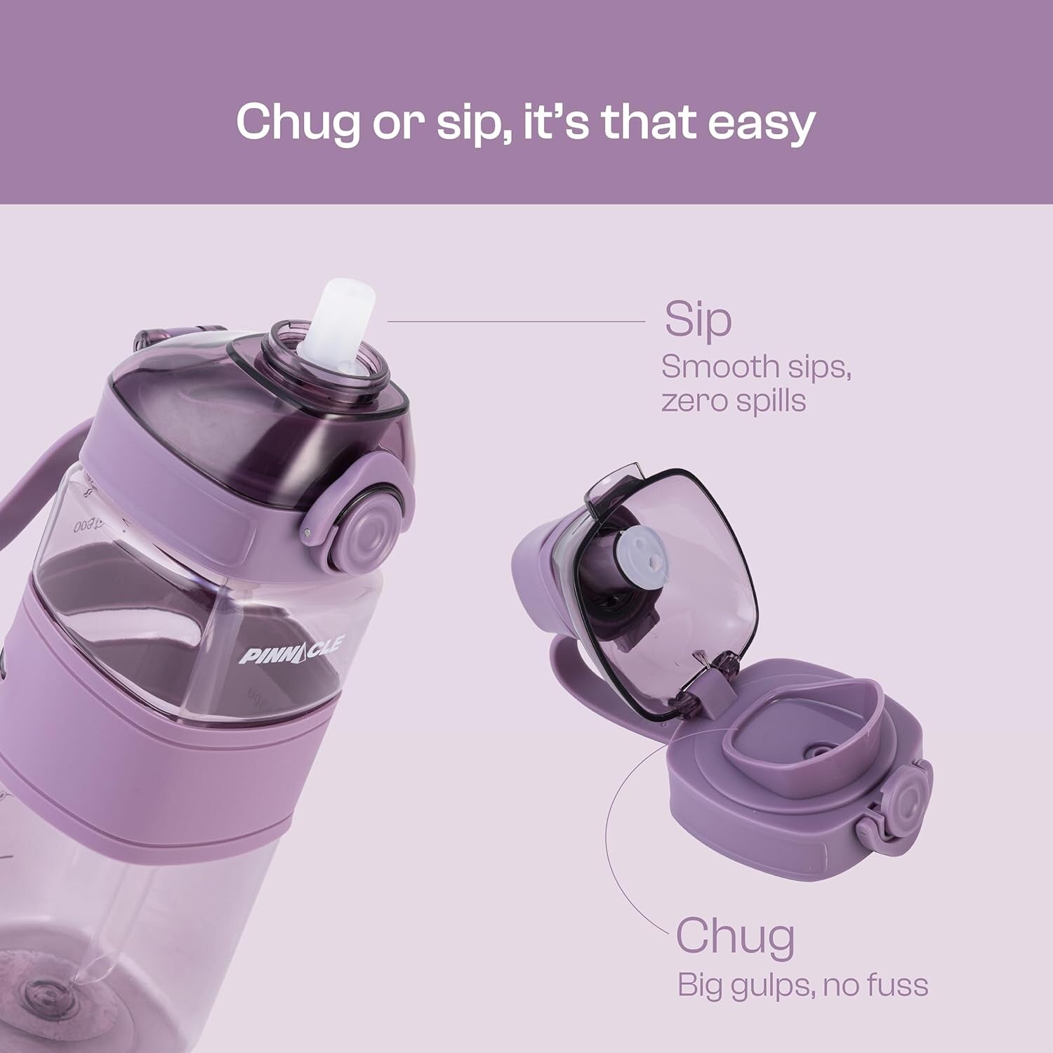 Pinnacle Piccolo Hydration Bottle (750ML, Lavender) | WPHY L-1029