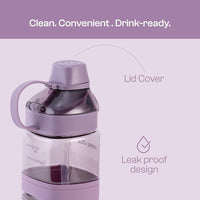 Pinnacle Piccolo Hydration Bottle (1 L, Lavender) | WPHY L-1032
