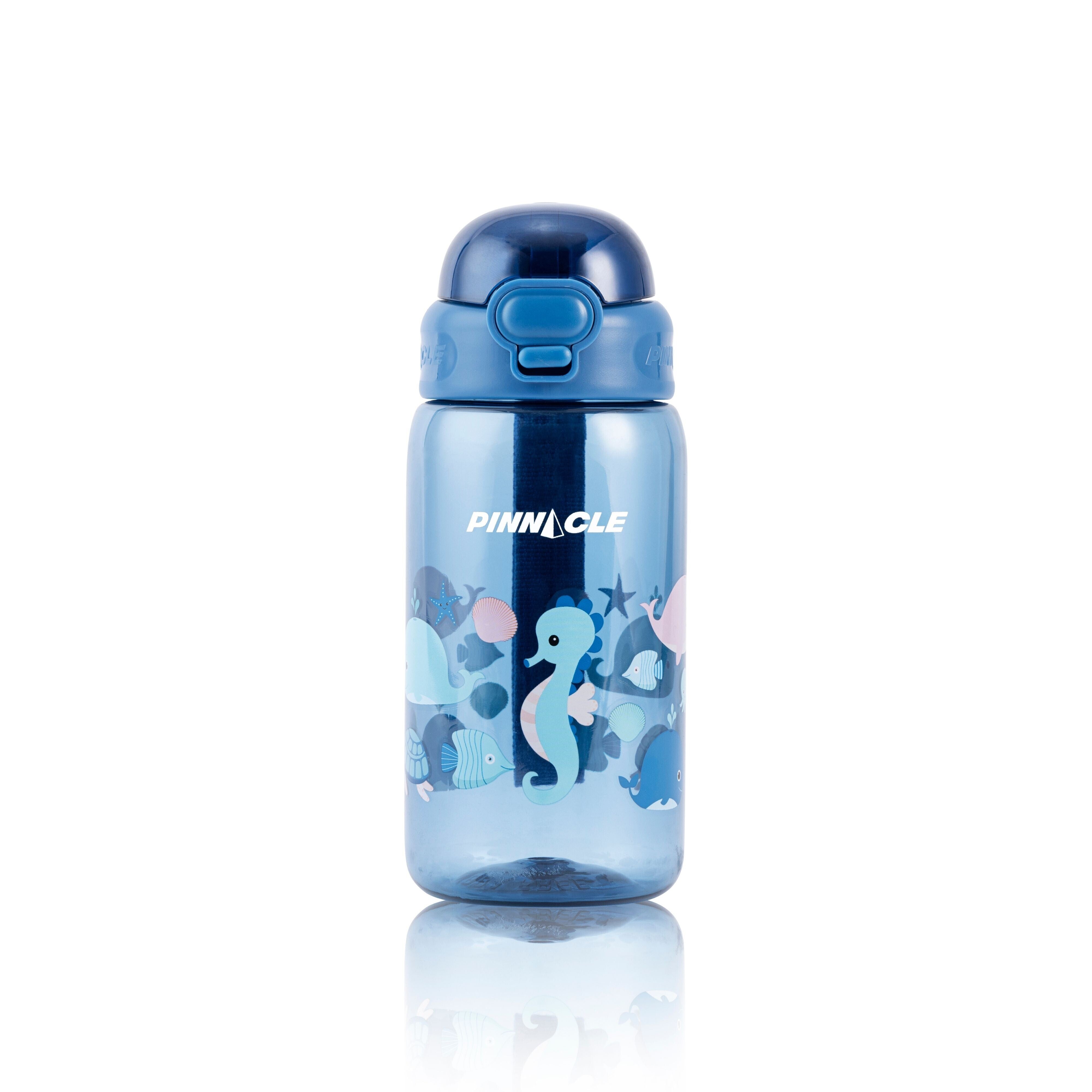 Pinnacle Promist Water Bottle for Kids With Straw & carrying strap - 600ML - Blue | WPHY B-1021