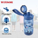 Pinnacle Promist Water Bottle for Kids With Straw & carrying strap - 600ML - Blue | WPHY B-1021