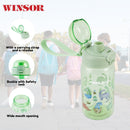 Pinnacle Promist Water Bottle for Kids With Straw & carrying strap - 600ML - Green | WPHY G-1022