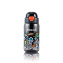 Pinnacle Promist Water Bottle for Kids With Straw & carrying strap - 600ML - Grey | WPHY O-1023