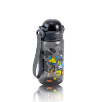 Pinnacle Promist Water Bottle for Kids With Straw & carrying strap - 600ML - Grey | WPHY O-1023