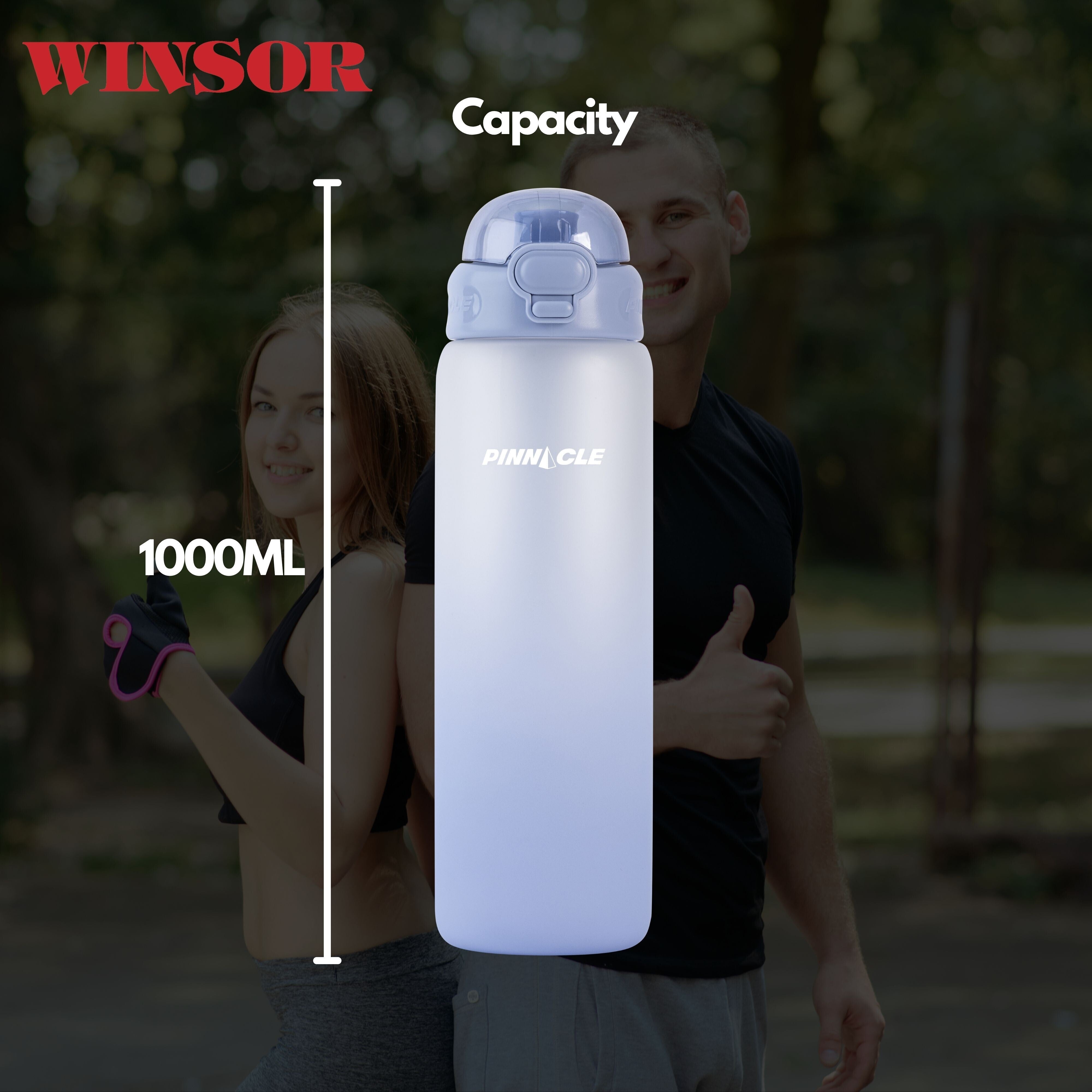 Pinnacle Promist Large Water Bottle 1L (Blue) | WPHY B-1025