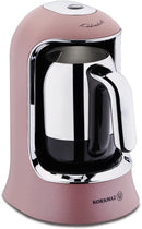 Korkmaz Kahvekolik Coffee Maker-Rosagold/Chrome (Gold)