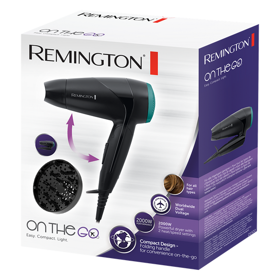 Remington On The Go Compact Dryer 2000W