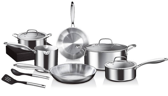 Prestige Infinity Tri Ply S/S 11 Pcs Cooking Set