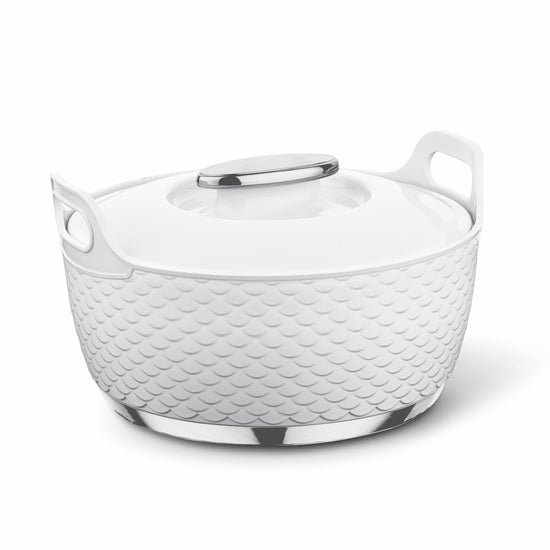 Asian Majestic Gold Casserole Dlx 2500 Ml (White)