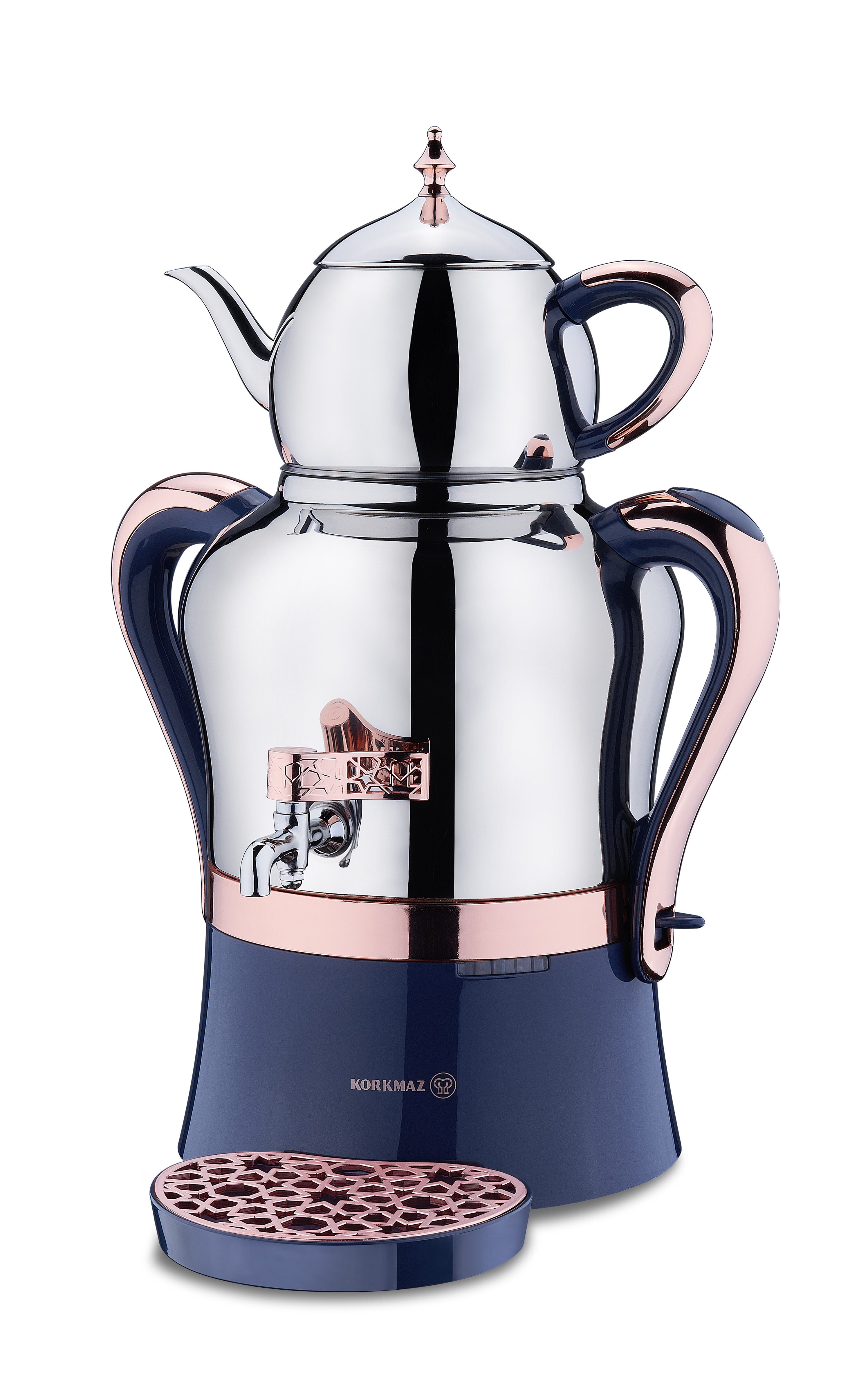 Korkmaz Hanedan Samovar Azura Inox/ Rosegold (Gold)