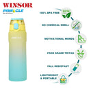 Winsor Pinnacle Wave Hydration Leak-Proof Water Bottle 750Ml | Green - WPHY-G-1014