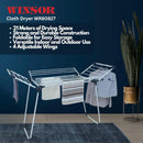Winsor Foldable Clothes Drying Stand  21M, White | WR80827