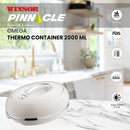 Winsor Omega Thermo Container Insulated Food Warmer 2000 ml | Silver - WOM1083