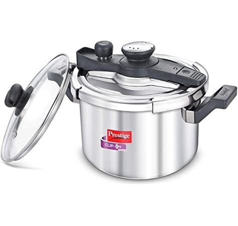 Prestige Clip on Svachh Stainless Steel 3L Pressure Cooker | MPC20231