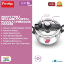 Prestige Svachh Clip-on 5 Litre Stainless Steel Pressure Cooker Handi | MPCH20233