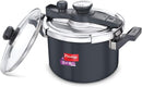 Prestige Svachh Clip-on 5 Litre Hard Anodised Pressure Cooker, Black | MPCHA20242