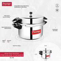 Prestige Pressure Cooker 16.0 Ltr | MPD16000