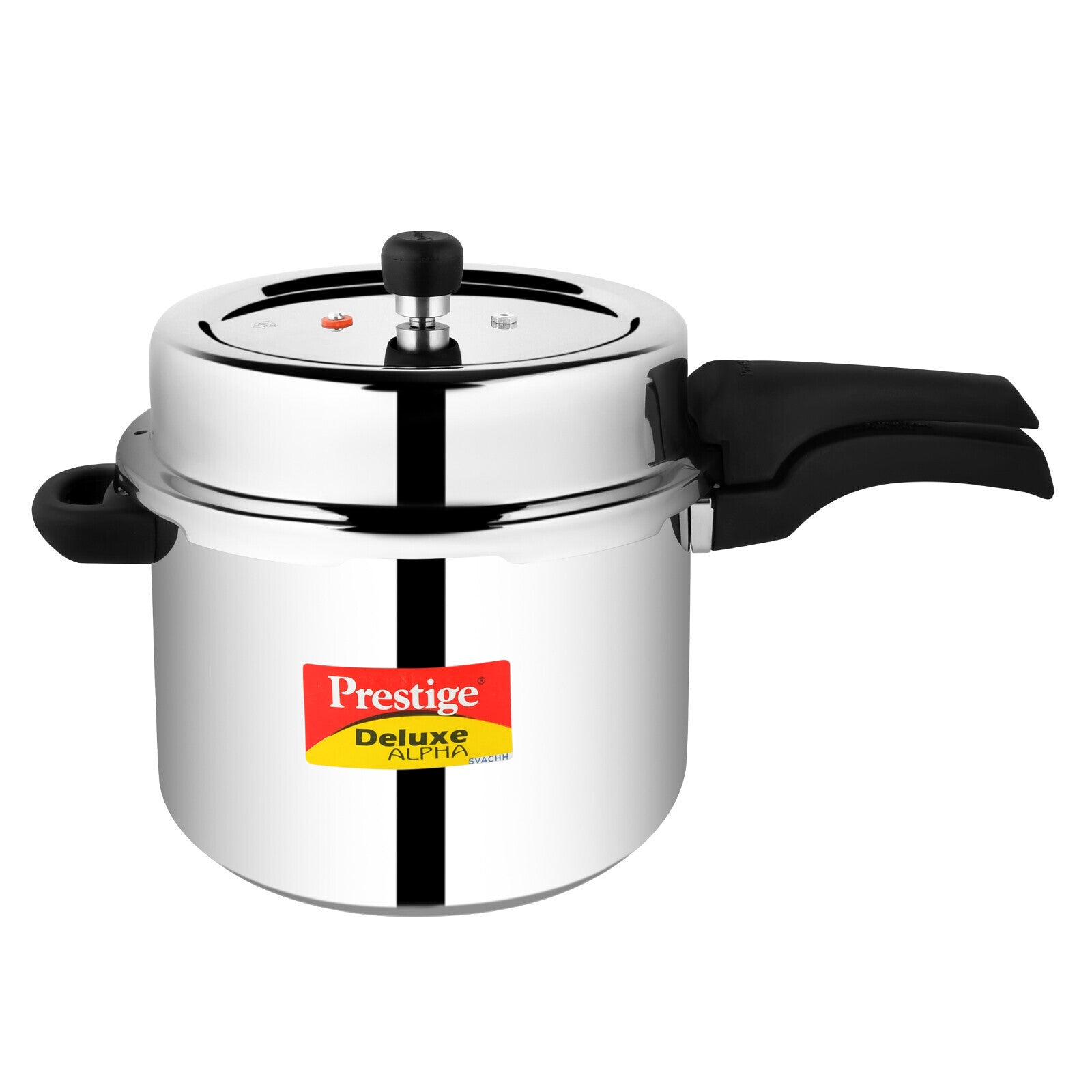 Prestige Stainless Steel Deluxe Alpha Svachh 8L Pressure Cooker | MPD20253