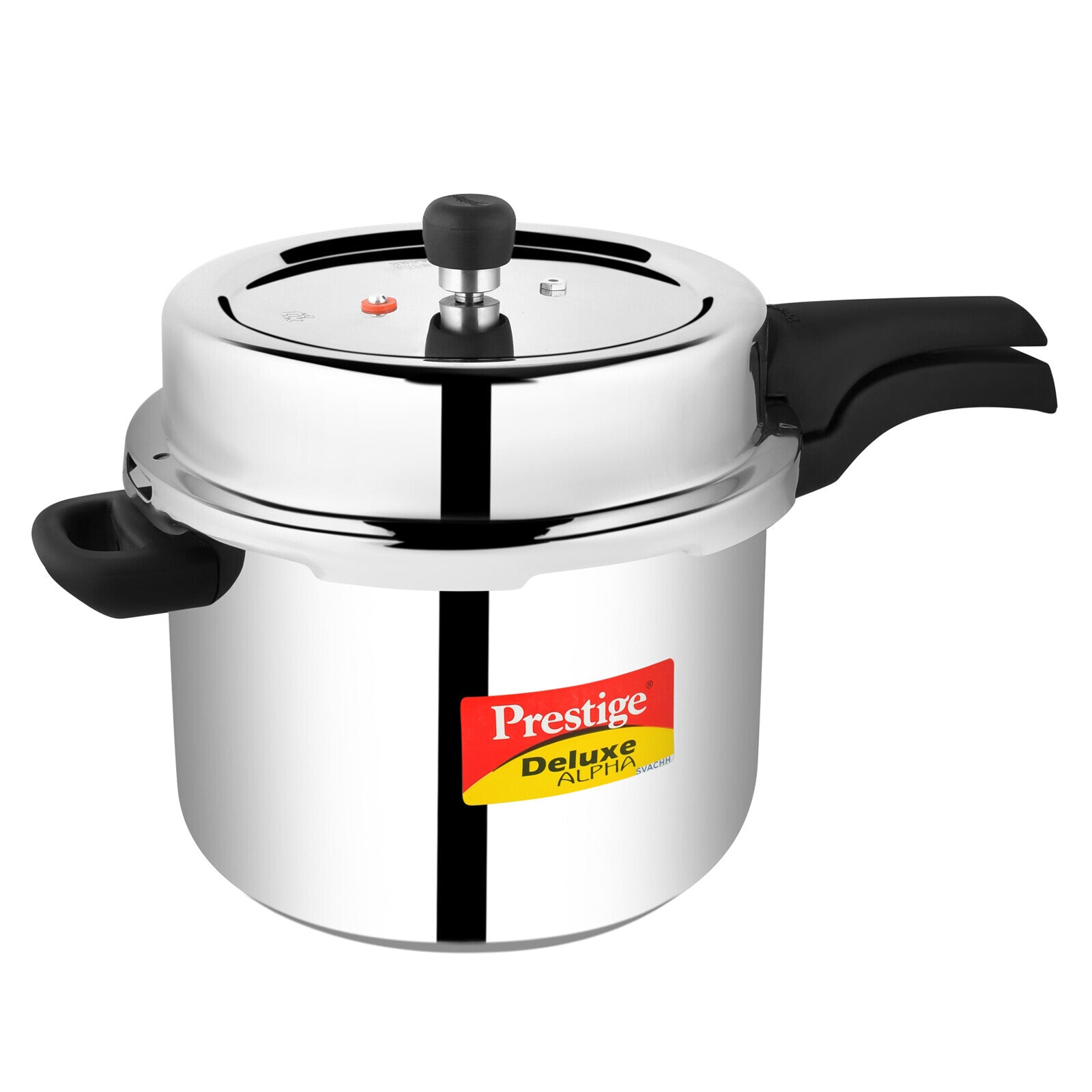 Prestige Stainless Steel Deluxe Alpha Svachh 8L Pressure Cooker | MPD20253