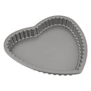 Prestige Loose Base Heart Shape Baking Pan | Non-Stick Heart Shaped Baking Pan | Grey - PR13221