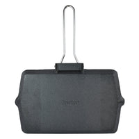 Prestige Cast Iron Chargriller 35 cm | Portable Small Charcoal Grill and Tabletop Cast Iron Skillet | PR15863