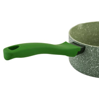 Prestige Essentials Granite Milk Pan 18Cm | Granite Coated Pan for Milk | Cast Aluminium Cookware | Green - PR81122