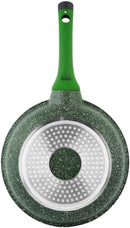 Prestige Essentials Granite Non Stick Set Combo | 24cm + 28CM Fry Pan Set | Induction Cookware Set 2 Pieces | Green - PR80996