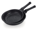 Prestige Essentials Granite Non Stick Set Combo | 24cm + 28CM Fry Pan Set | Induction Cookware Set 2 Pieces | Black - PR80995