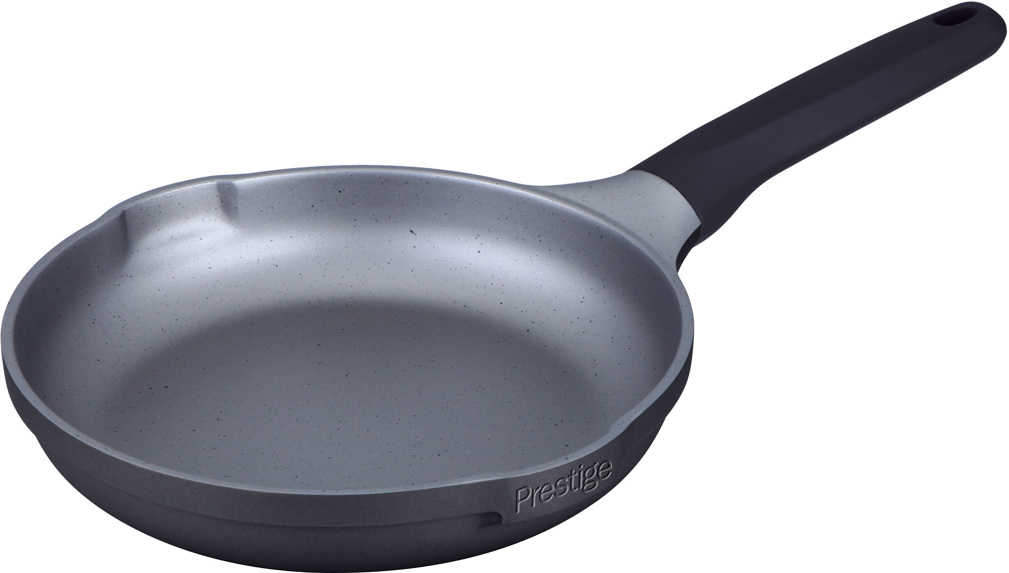 Prestige Essentials Granite Non-Stick Fry Pan 28cm | Induction Compatible Cast Aluminium Frying Pan | Black - PR81157