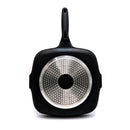 Prestige Essentials Grill Pan Square 47Cm | Non-Stick Granite Coated Grill Skillet | Induction Compatible Cookware | Black - PR81165