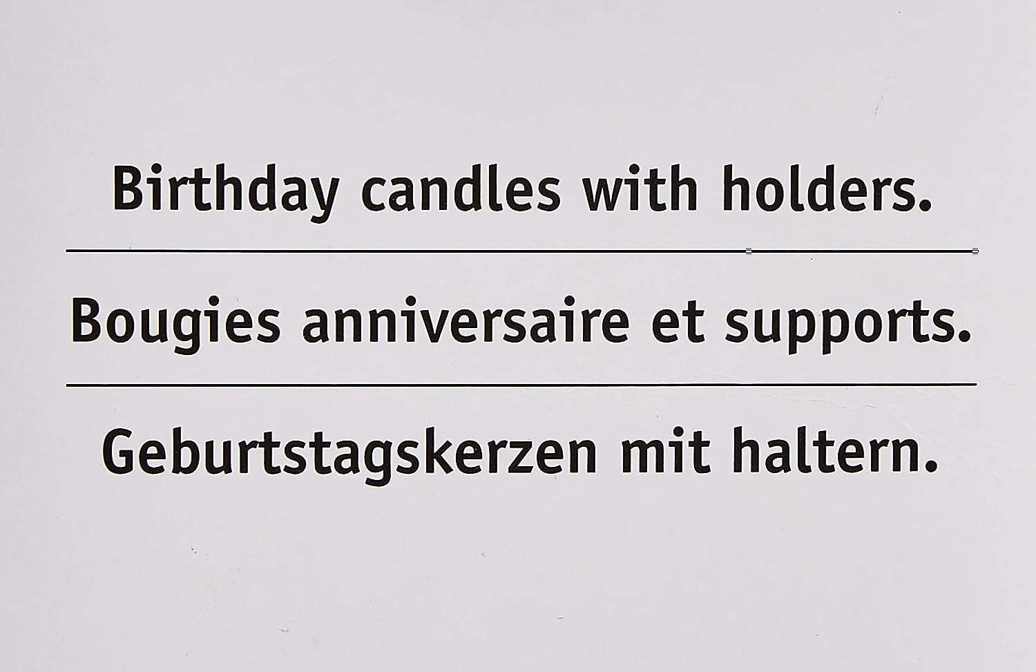 Prestige Birthday Candles (24Pcs) | PR919