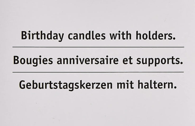 Prestige Birthday Candles (24Pcs) | PR919